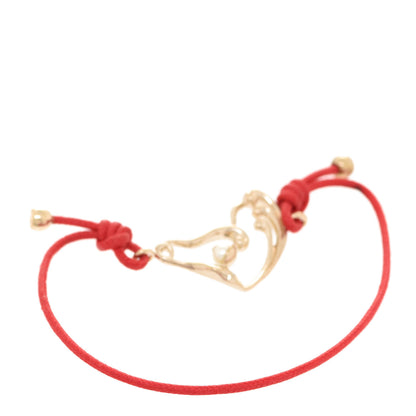 Christian Dior Pearl Diorelita Chinese New Year Horse Bracelet Red 3 of 4