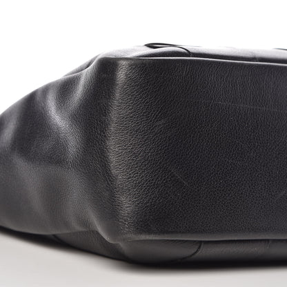 Delvaux Grained Calfskin Woven Shoulder Bag Black 10 of 14