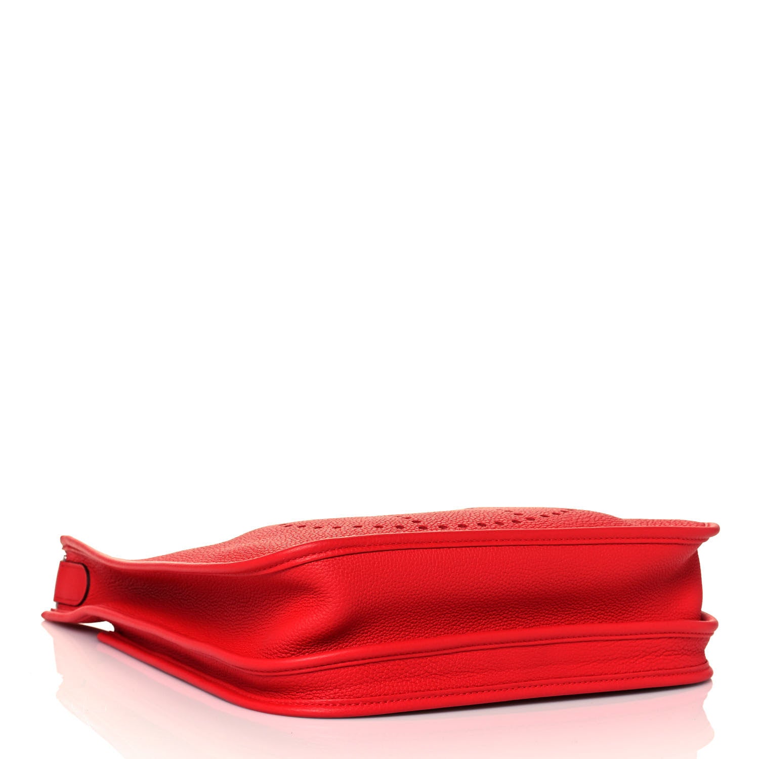 Hermes Taurillon Clemence Evelyne III PM Rouge De Coeur 4 of 12
