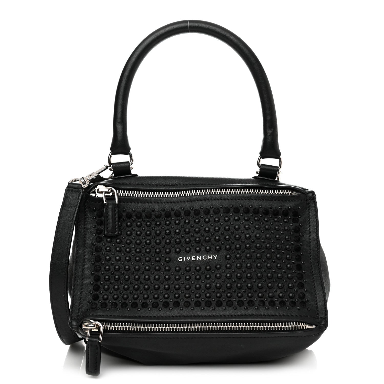 Givenchy Calfskin Embellished Small Pandora Black 1 of 16