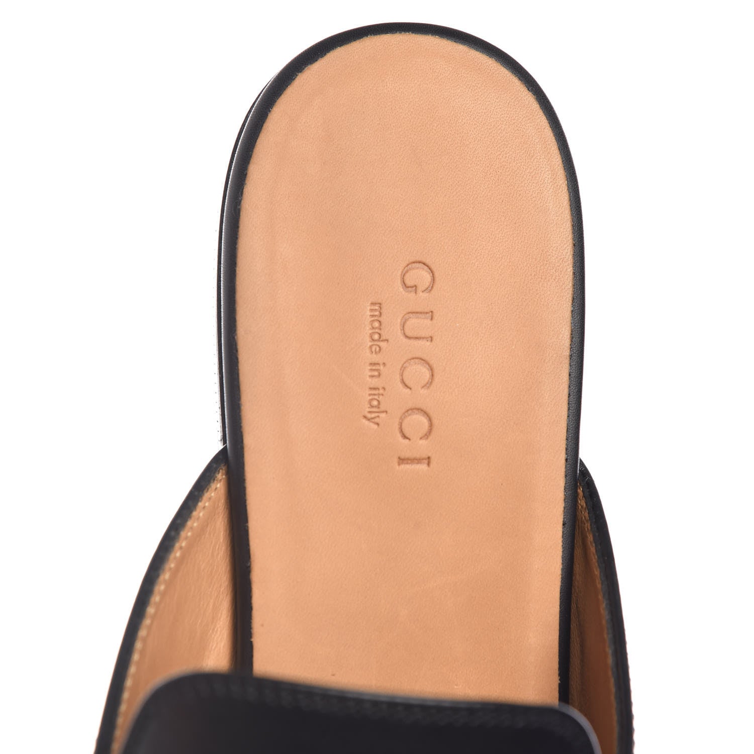 Gucci Calfskin Womens Princetown Slippers 37 Black 7 of 8