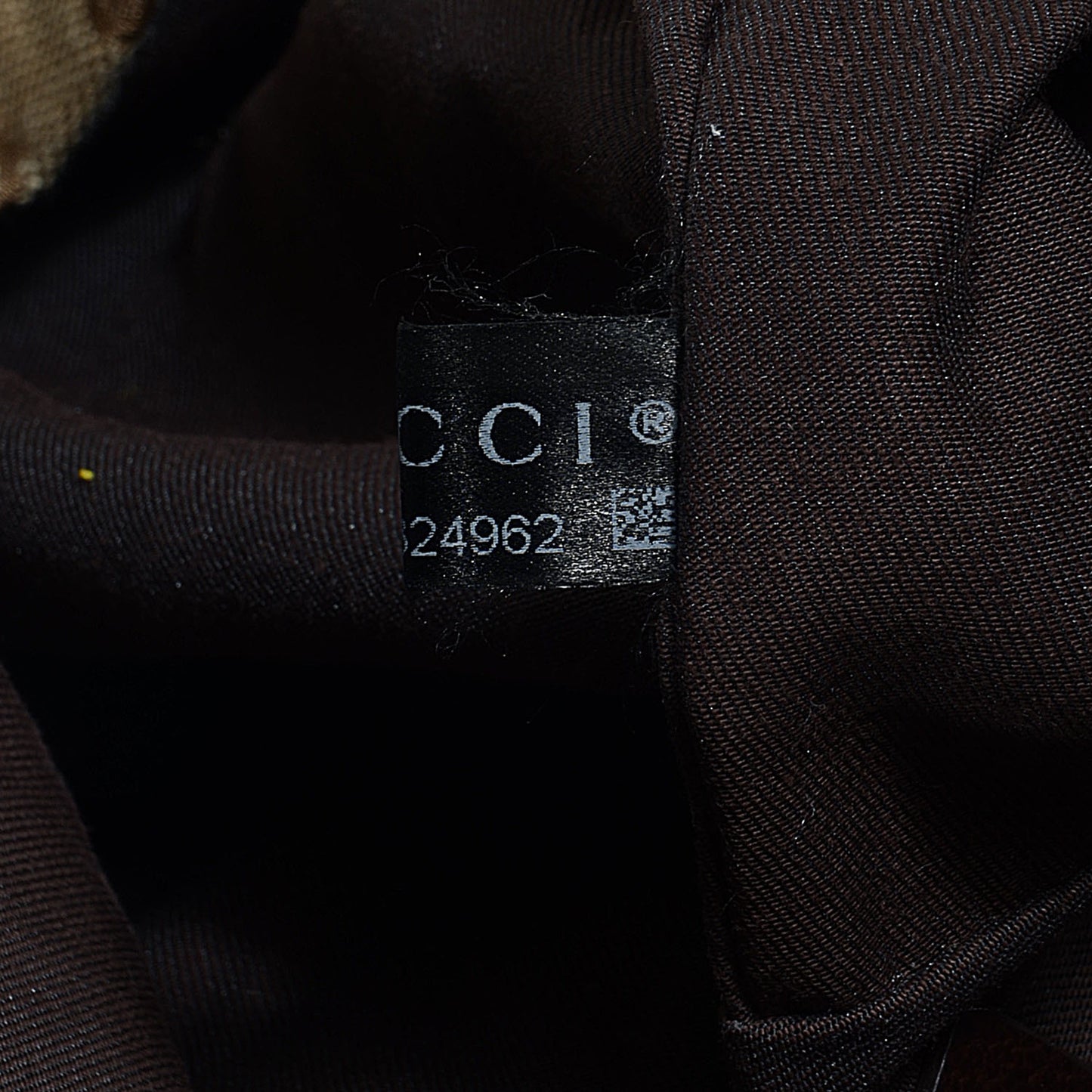 GG Monogram Medium Web Handle Vertical Tote Bag Dark Brown