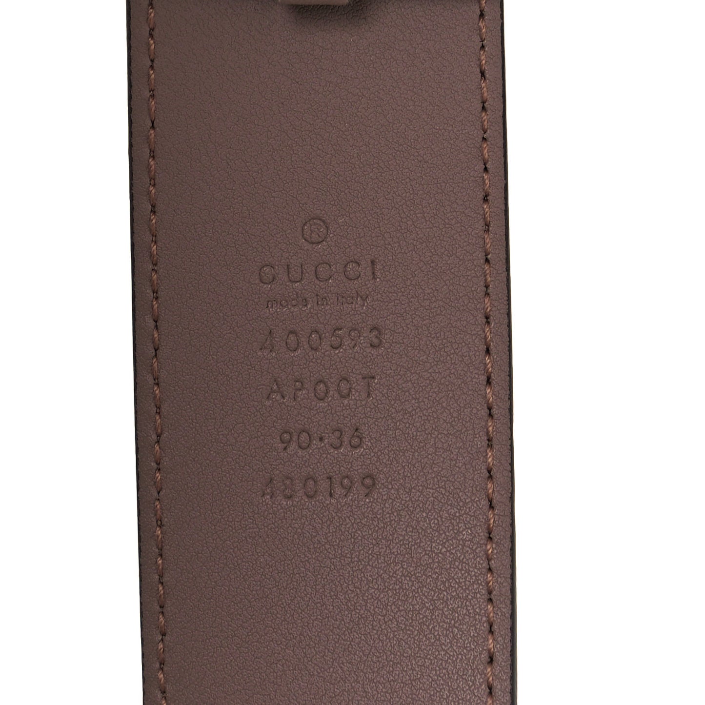 Calfskin Double G 40mm Belt 90 36 Porcelain Rose