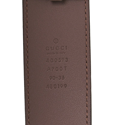 Gucci Calfskin Double G 40mm Belt 90 36 Porcelain Rose 3 of 4