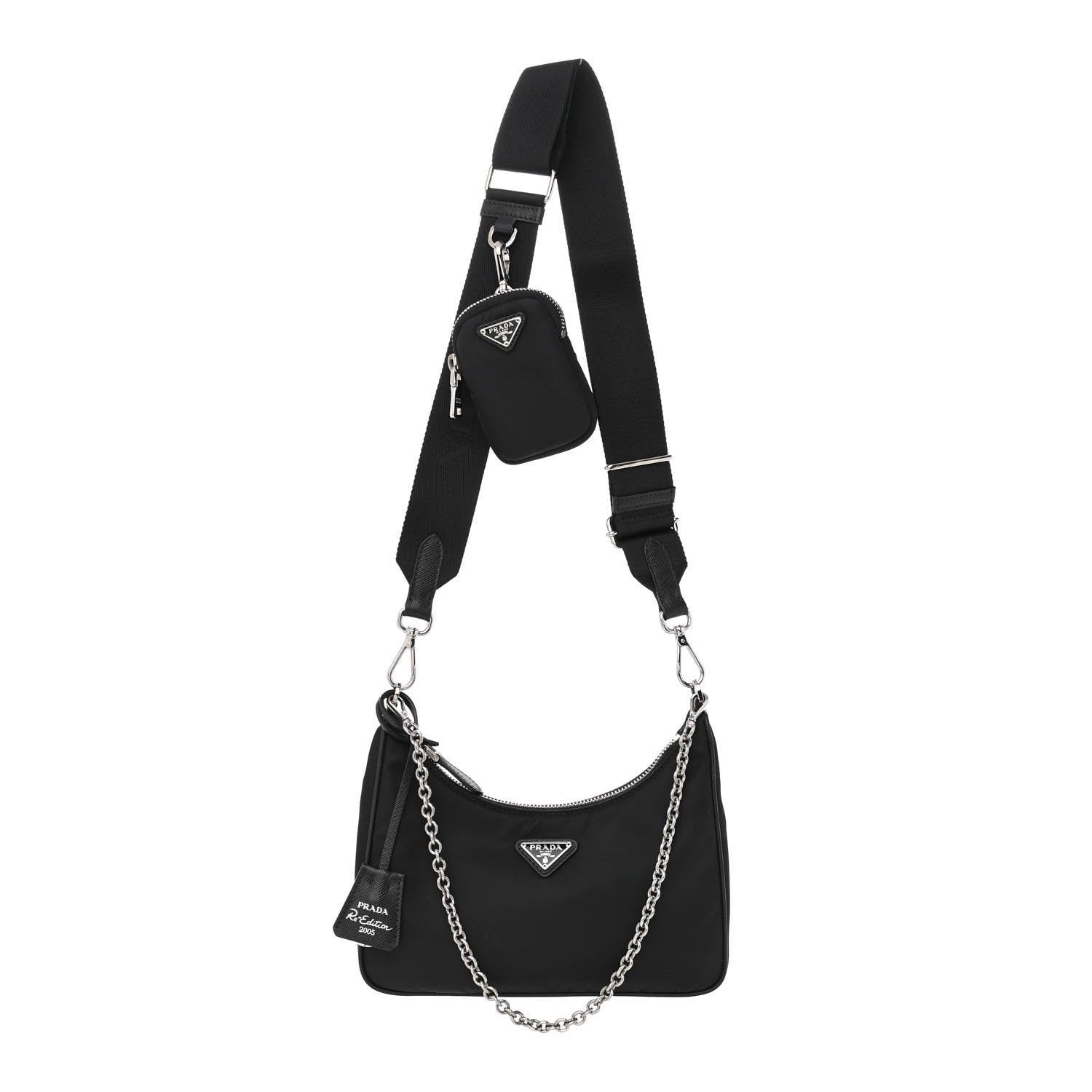 Prada Nylon Re-Edition 2005 Shoulder Bag Black 1 of 10