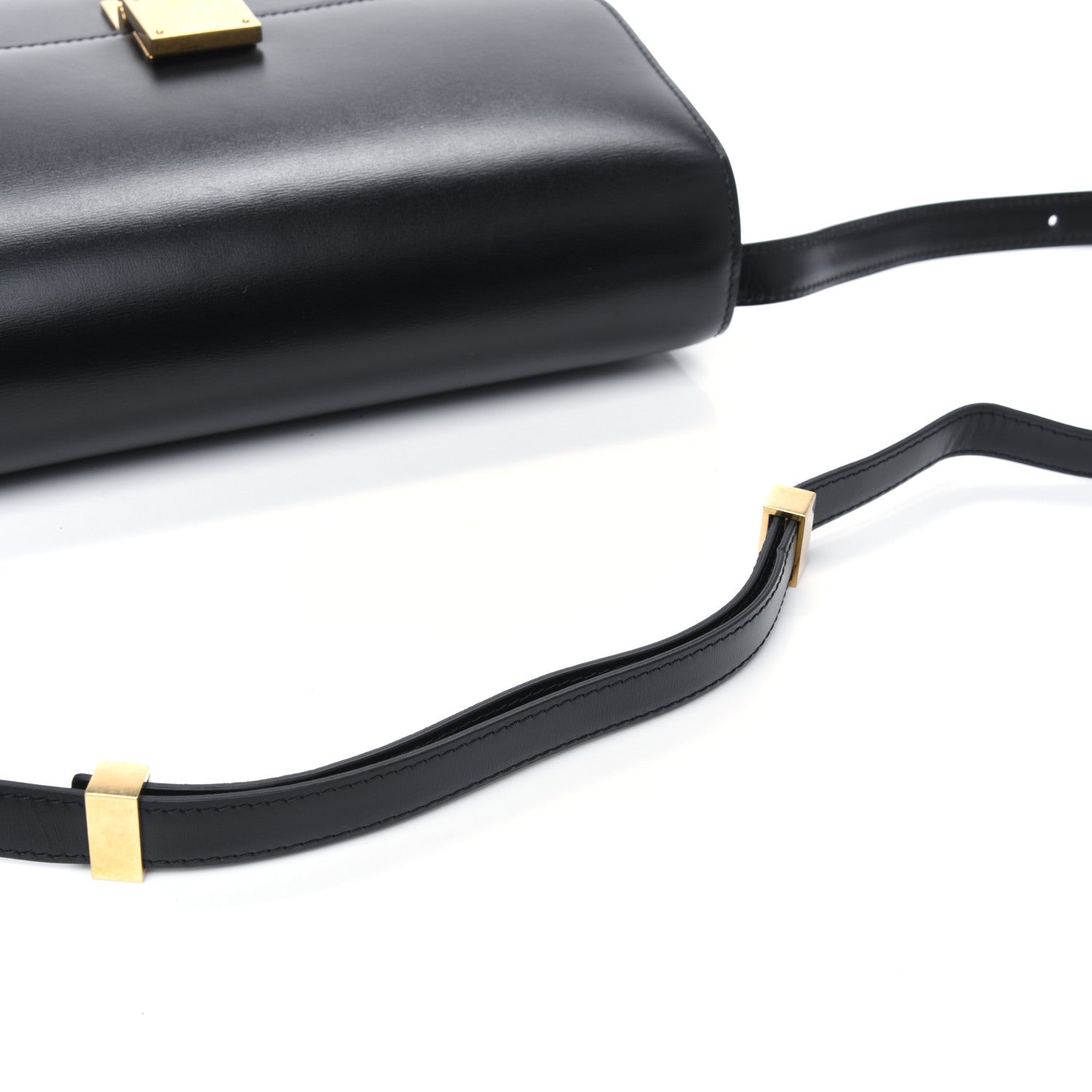 Celine Box Calfskin Medium Classic Box Flap Bag Black 15 of 15