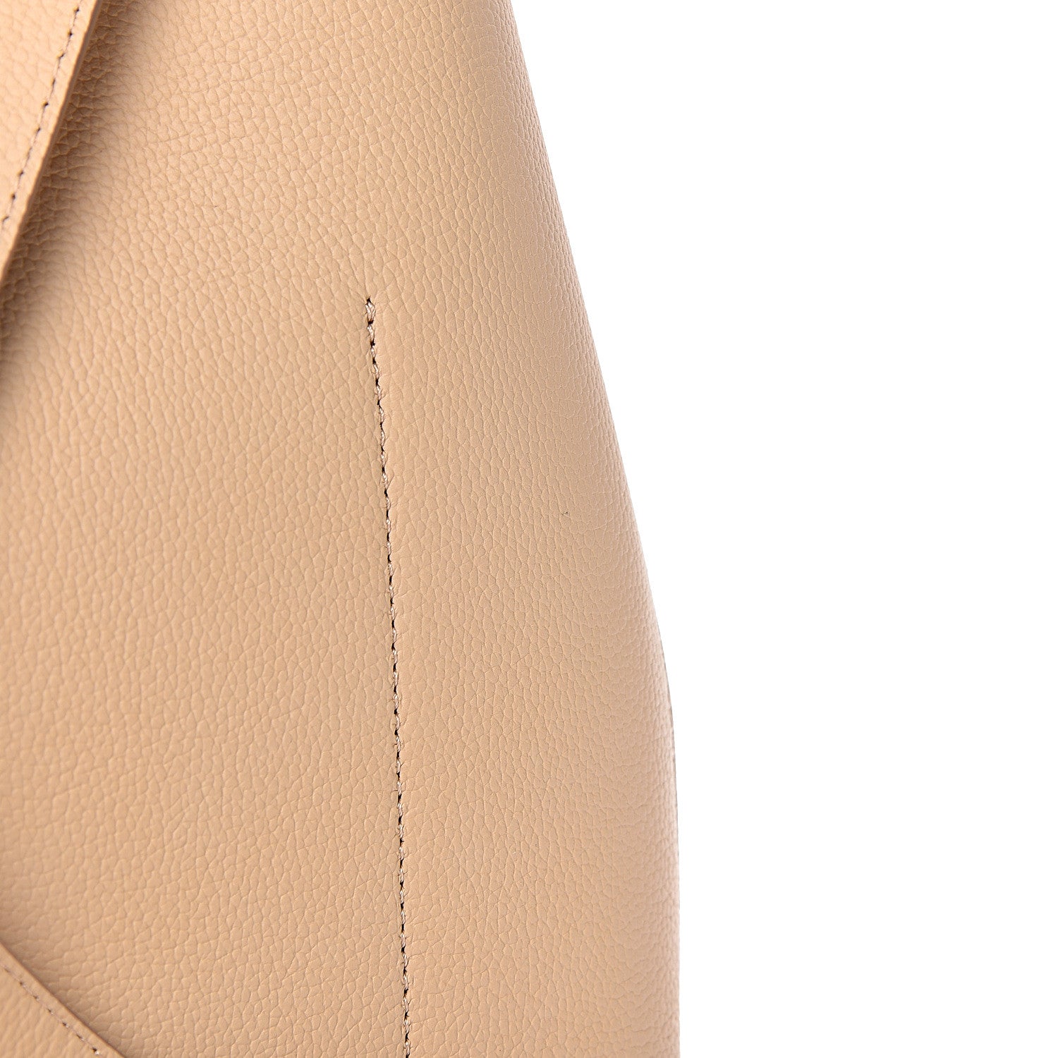 MCM Grained Calfskin Visetos Medium Sarah Hobo Latte Beige 11 of 12