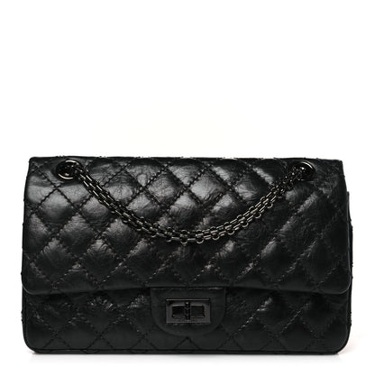 Chanel Aged Calfskin Quilted 2.55 Reissue 225 Flap So Black 1 of 9