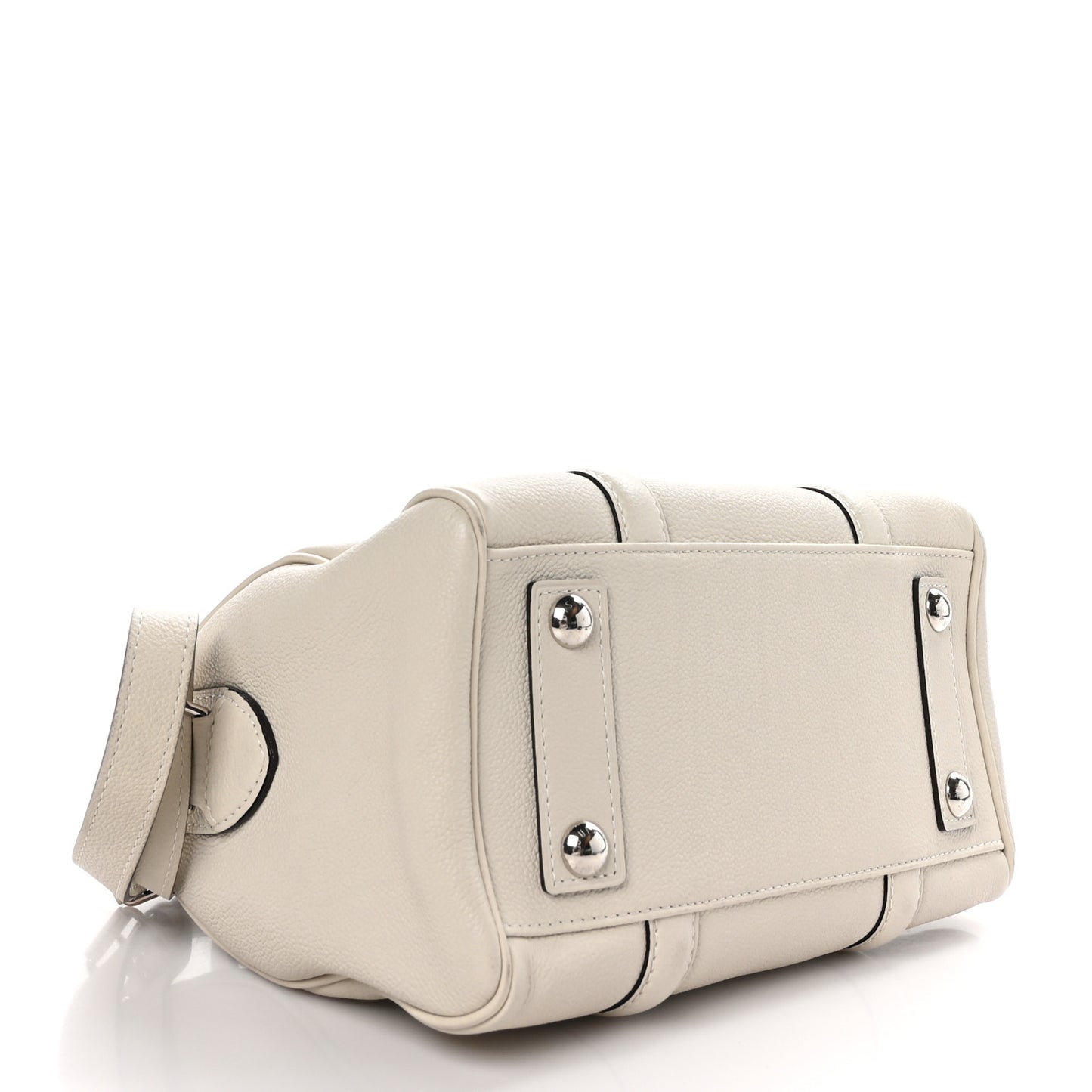 Veau Cachemire SC Bag BB Blanc Casse