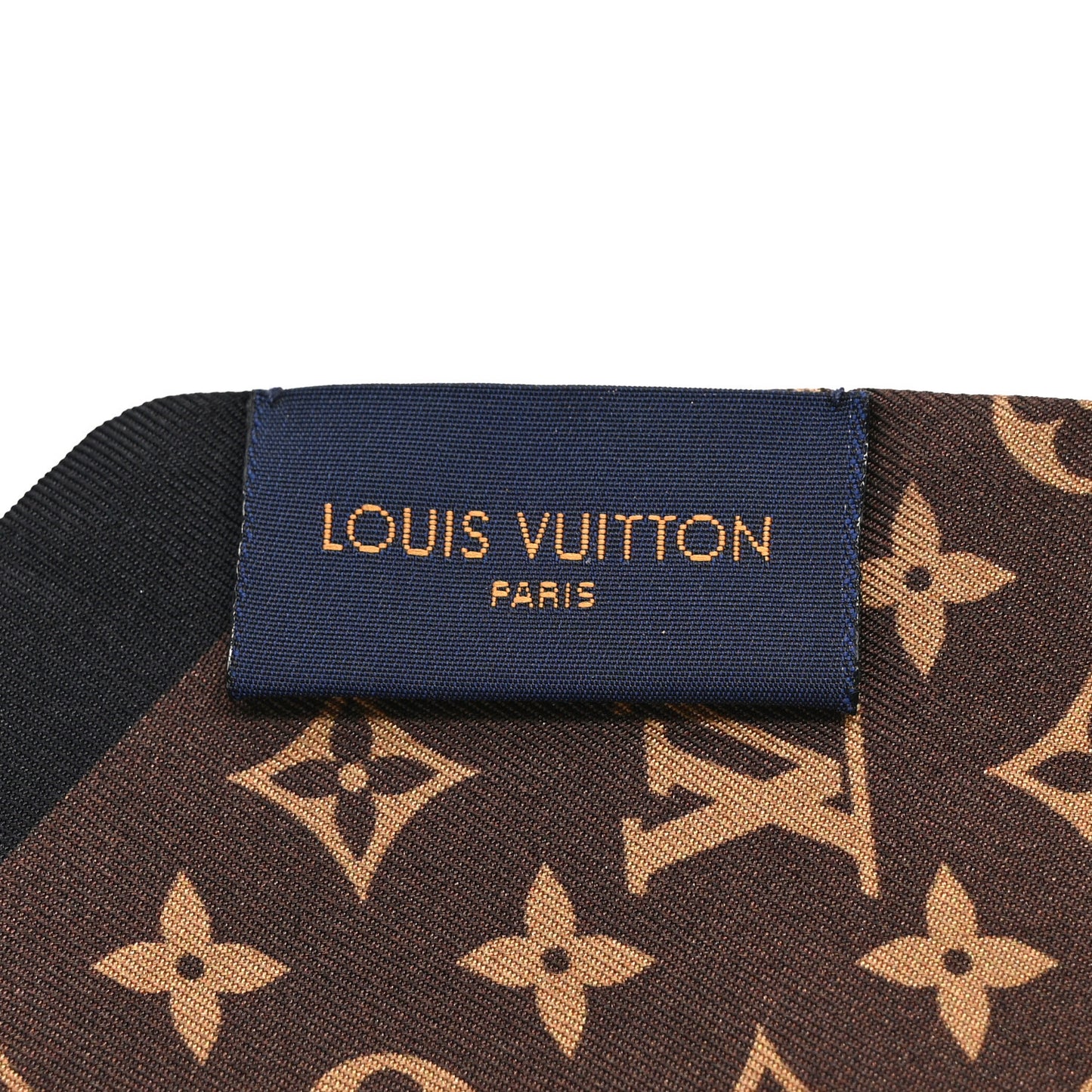 Silk Monogram Confidential Bandeau Marron