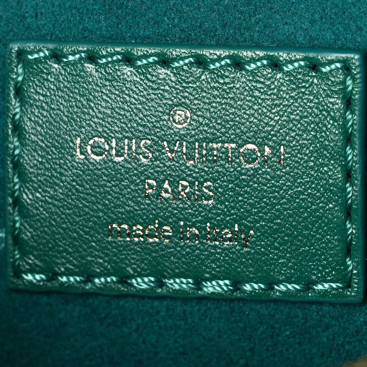 Louis Vuitton Calfskin New Wave Chain Bag MM NM Emerald 6 of 9