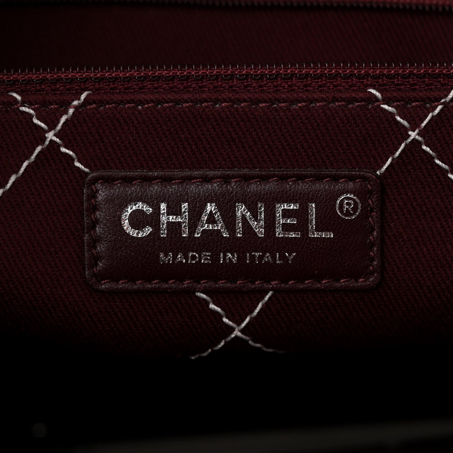 Chanel Grained Calfskin Shopping Fever Tote White 7 of 13