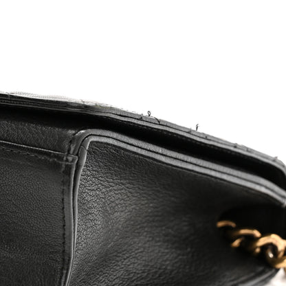 Chanel Goatskin Quilted Large Rita Top Handle Flap Black 12 of 14