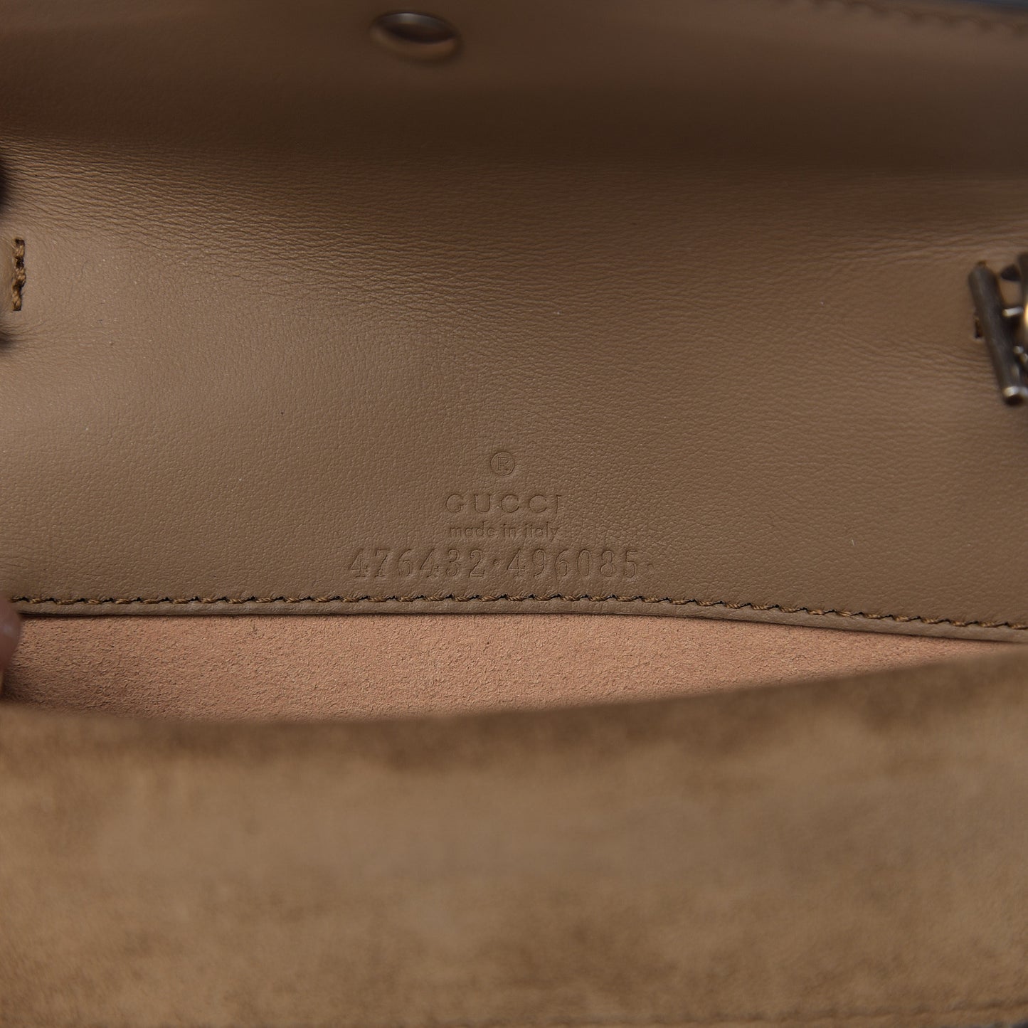 GG Supreme Monogram Super Mini Dionysus Shoulder Bag Taupe