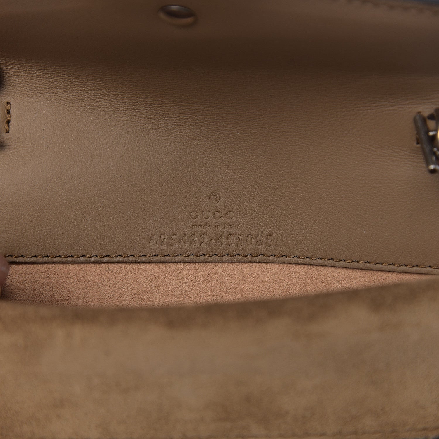 Gucci GG Supreme Monogram Super Mini Dionysus Shoulder Bag Taupe 5 of 9