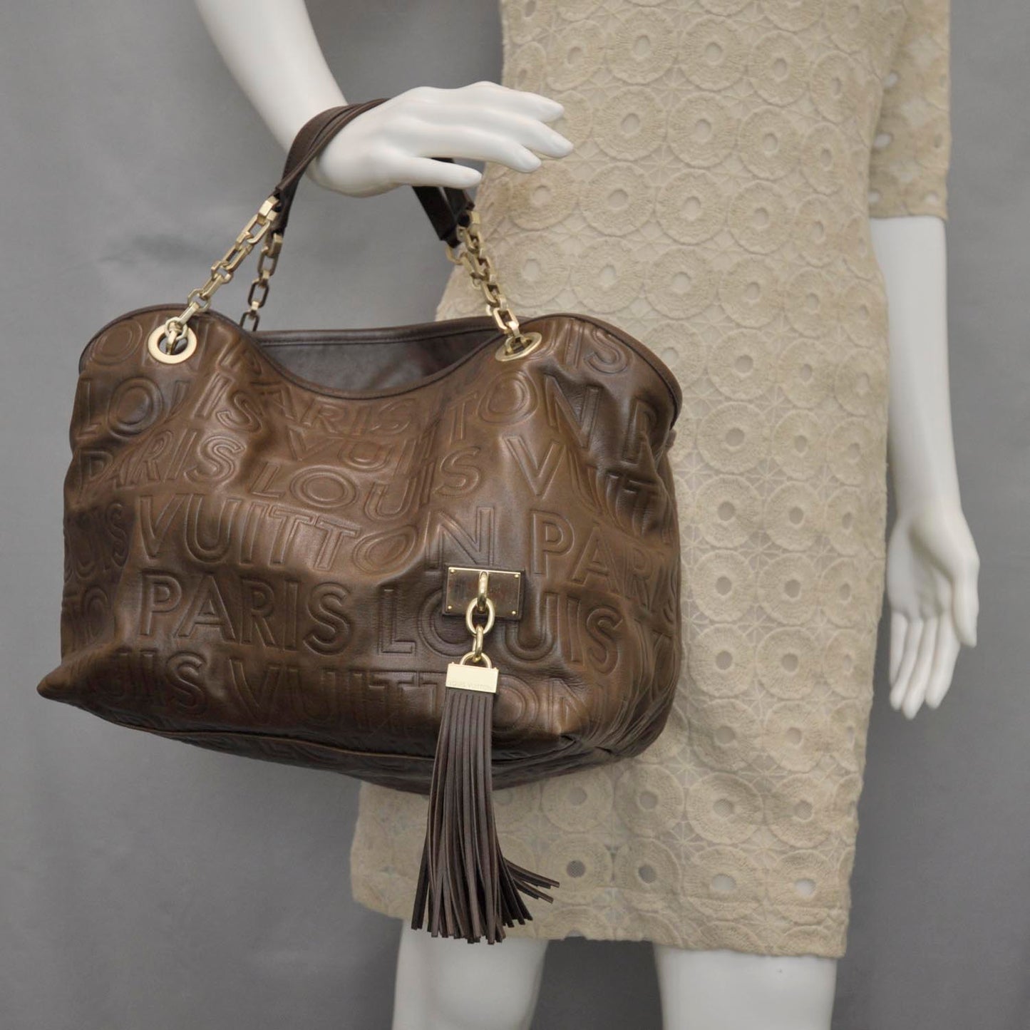 Monogram Paris Souple Whisper PM Chocolate