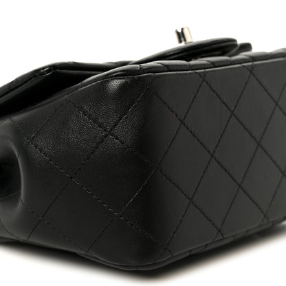 Chanel Lambskin Quilted Mini Square Flap Black 10 of 11