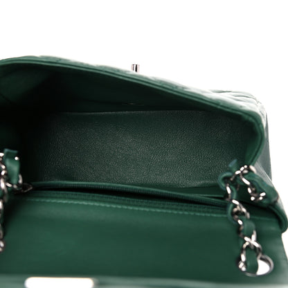 Chanel Lambskin Quilted Mini Square Flap Green 5 of 12