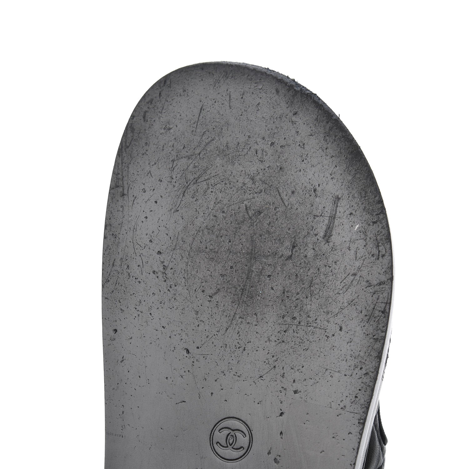 Chanel Lambskin Velcro Dad Sandals 36.5 Black 13 of 15