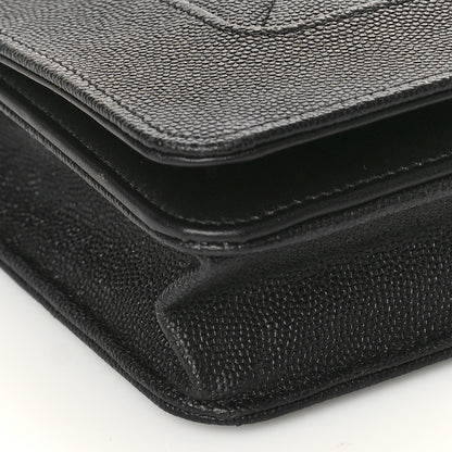 Chanel Caviar Quilted Vintage Mademoiselle Wallet On Chain WOC Black 8 of 12