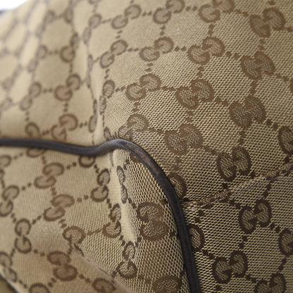 Gucci Monogram Dollar Calfskin Large Sukey Tote Beige Ebony Testa di Moro 11 of 13
