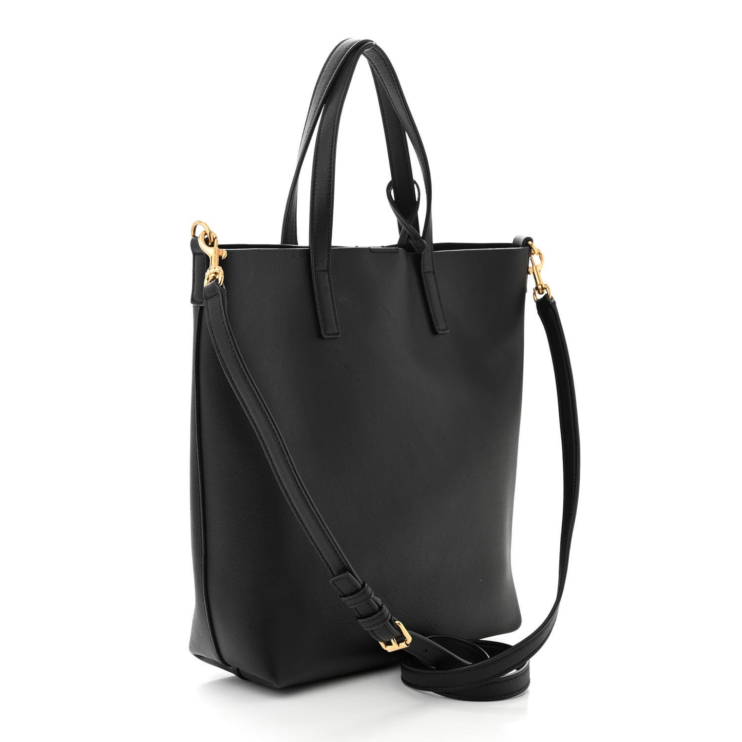 Calfskin Toy Shopping Tote Black