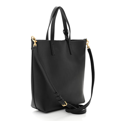 Saint Laurent Calfskin Toy Shopping Tote Black 3 of 10