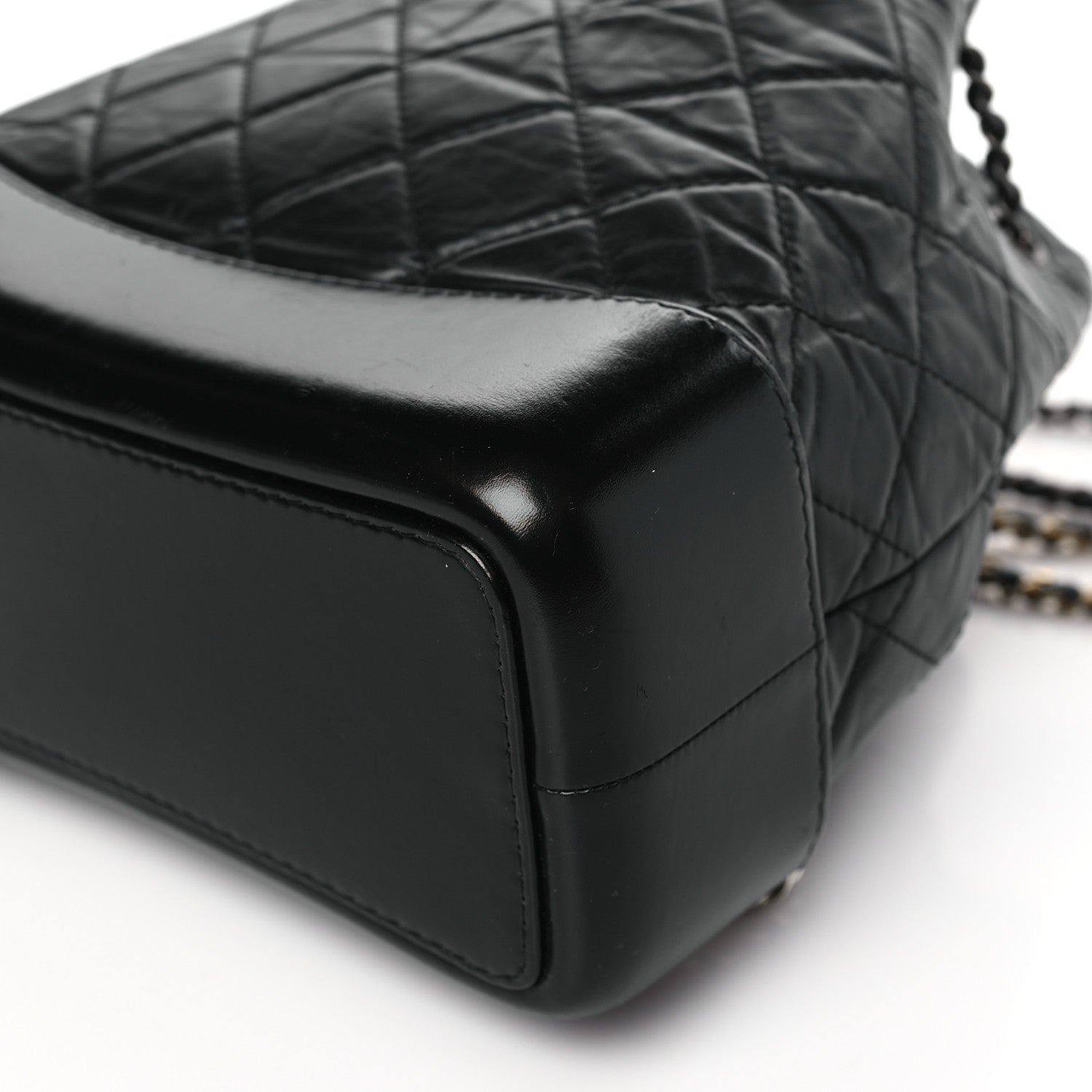 Chanel Aged Calfskin Quilted Small Gabrielle Backpack Black 10 of 10