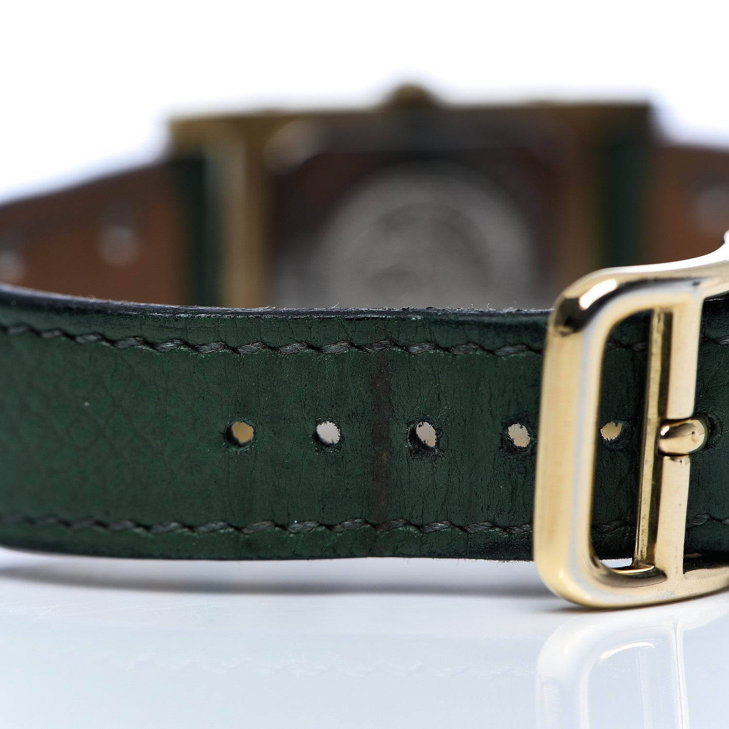 Hermes Stainless Steel Courchevel 23mm Medor Quartz Watch Vert Clair 7 of 8