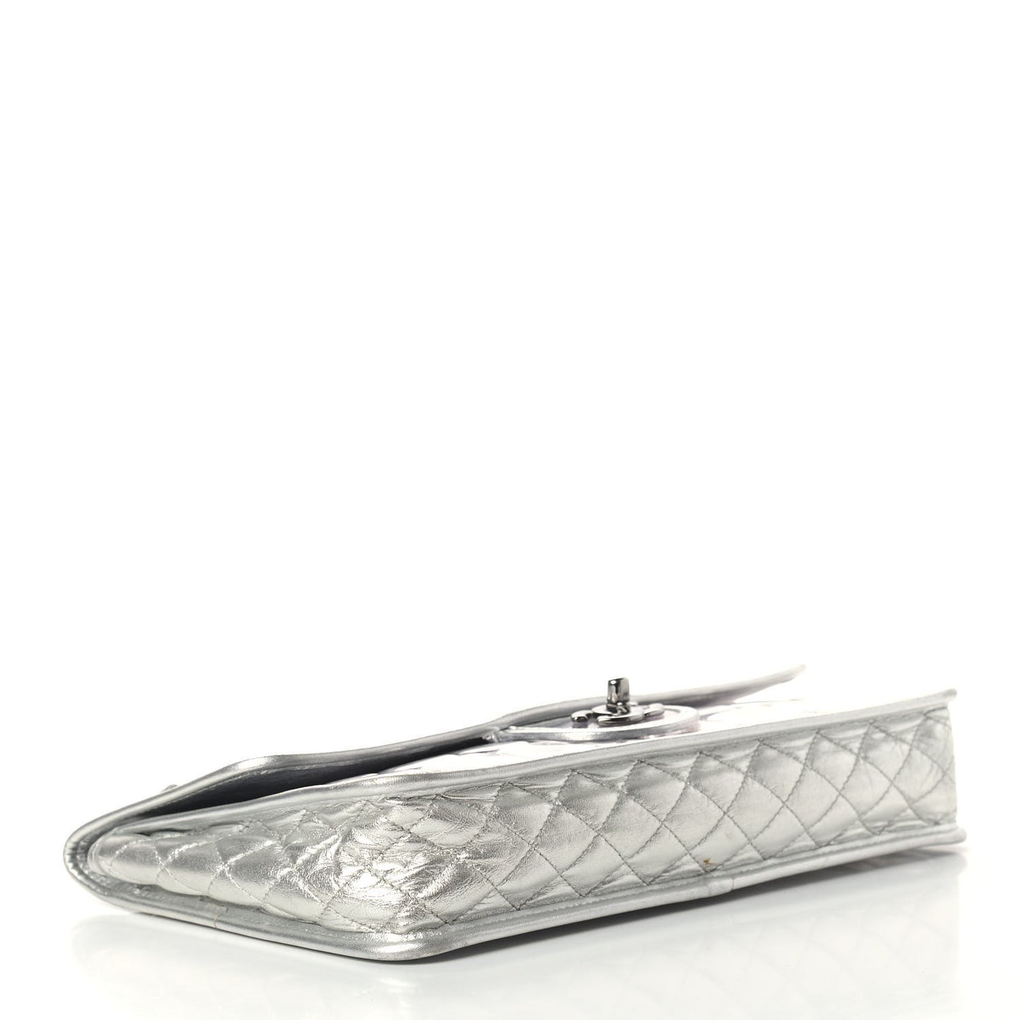 Vinyl Large Ice Cube Flap Silver
