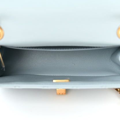 Chanel Aged Calfskin Quilted 2.55 Reissue Mini Flap Light Blue 5 of 11