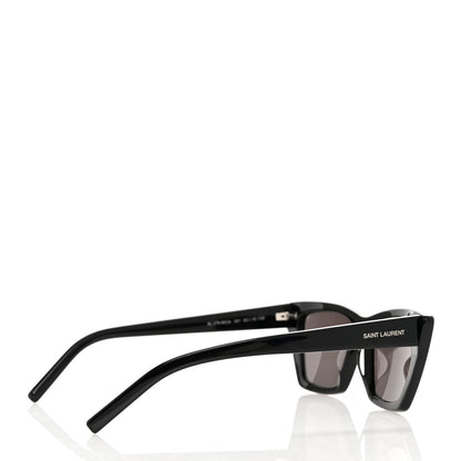 Saint Laurent Acetate Mica Cat Eye Sunglasses SL 276 Black 4 of 8