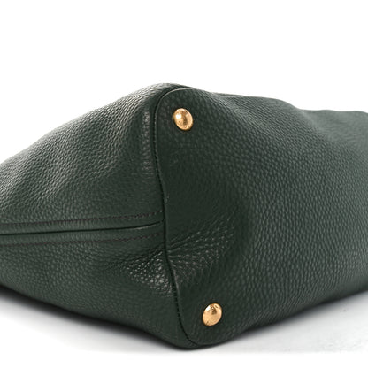Prada Vitello Daino Shoulder Bag Foresta 8 of 9