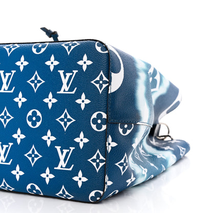 Louis Vuitton Monogram Escale Neonoe MM Blue 9 of 9