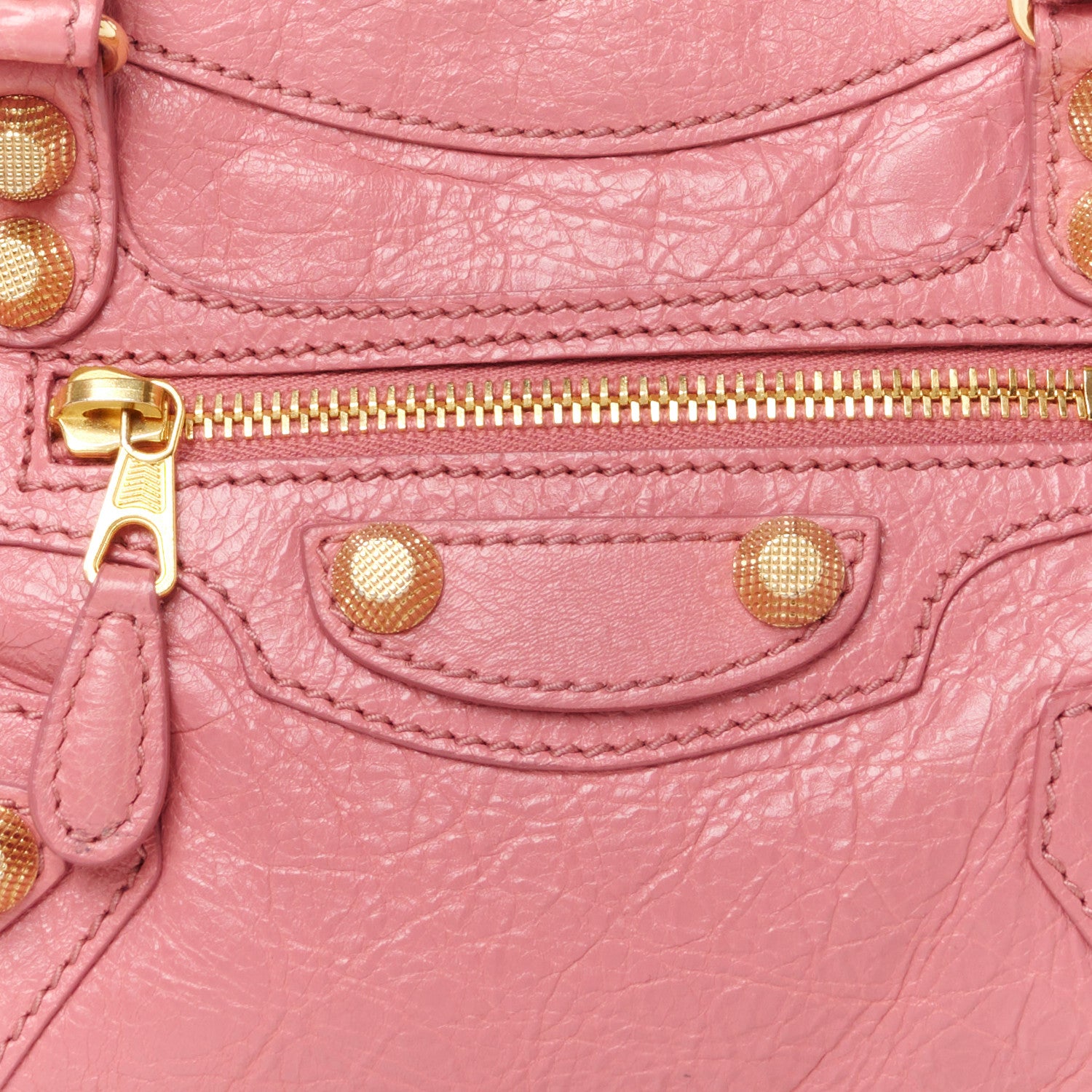Balenciaga Agneau Giant 12 Gold Hardware Mini City Rose Hortensia 9 of 11