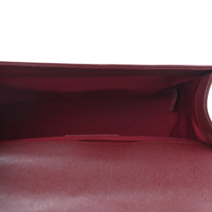 Chanel Caviar Quilted Medium Boy Flap Dark Red 4 of 5