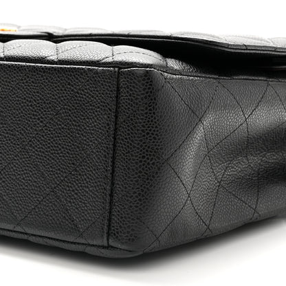 Chanel Caviar Quilted Maxi Double Flap Black 9 of 10