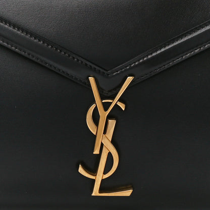 Saint Laurent Calfskin Mini Classic Monogram Cassandra Top Handle Black 9 of 11
