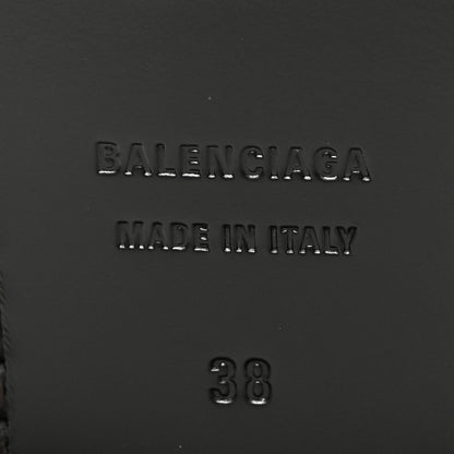 Balenciaga Calfskin Soft Rim Ankle Booties 38 Black 7 of 9