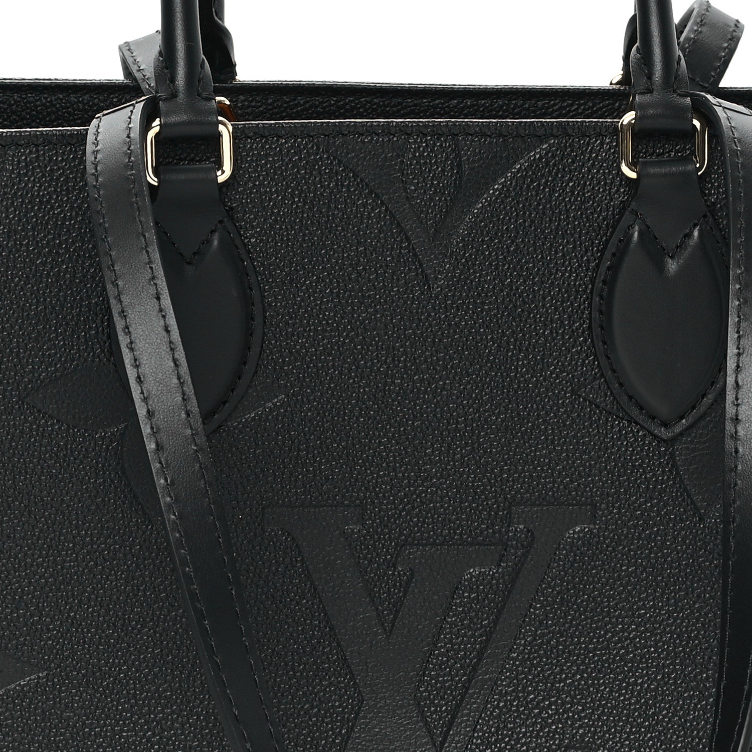 Louis Vuitton Empreinte Monogram Giant Onthego MM Black 7 of 9