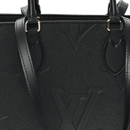 Louis Vuitton Empreinte Monogram Giant Onthego MM Black 7 of 9