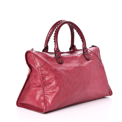 Balenciaga Agneau Classic Hardware Work Pourpre 3 of 7