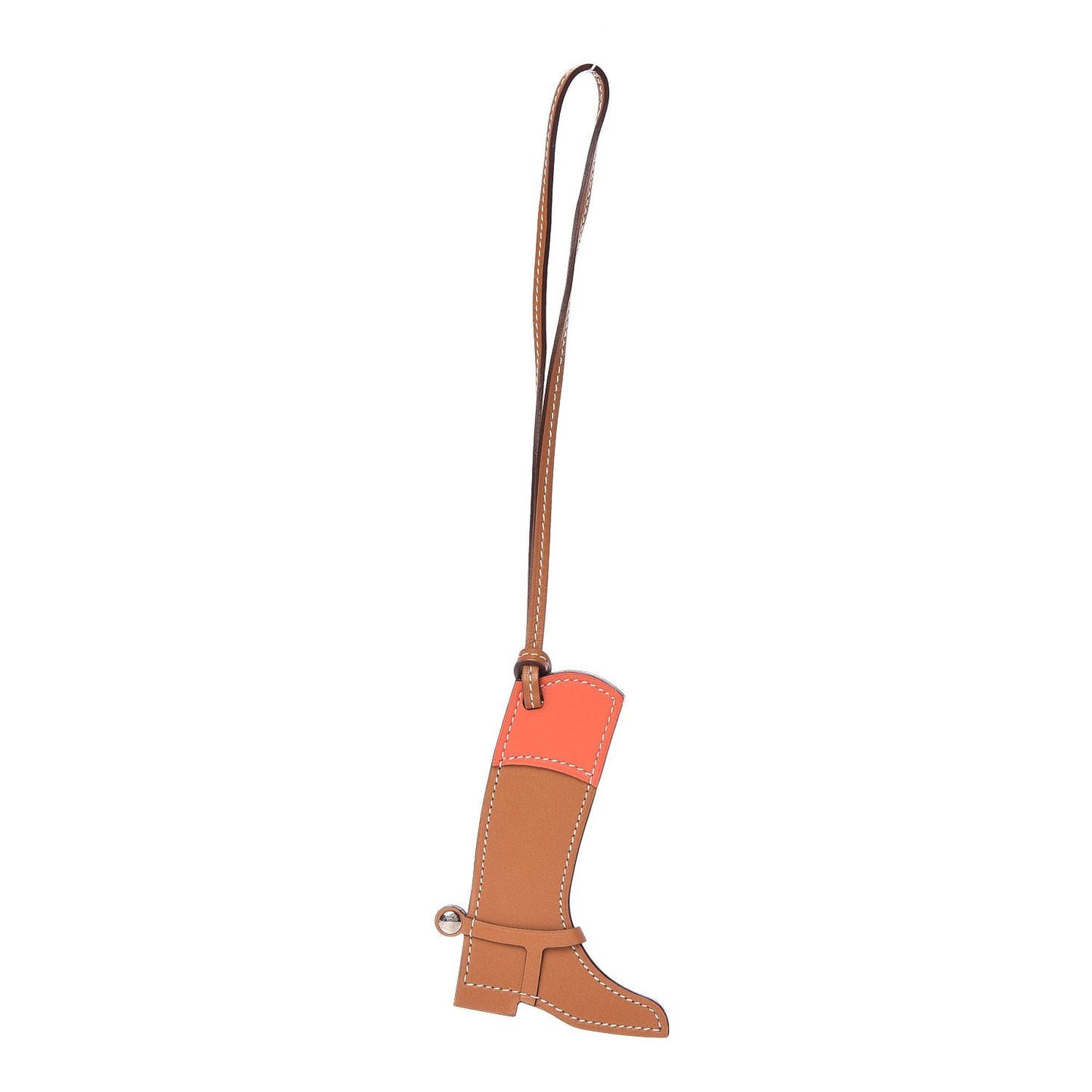 Butler Swift Paddock Botte Boot Bag Charm Natural Sable Orange