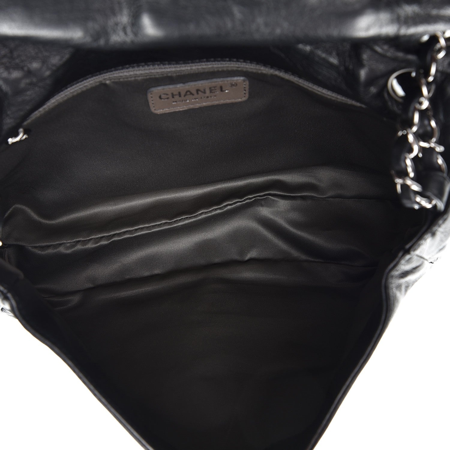 Chanel Lambskin Patent Calfskin Brooklyn Patchwork Flap Black 5 of 7