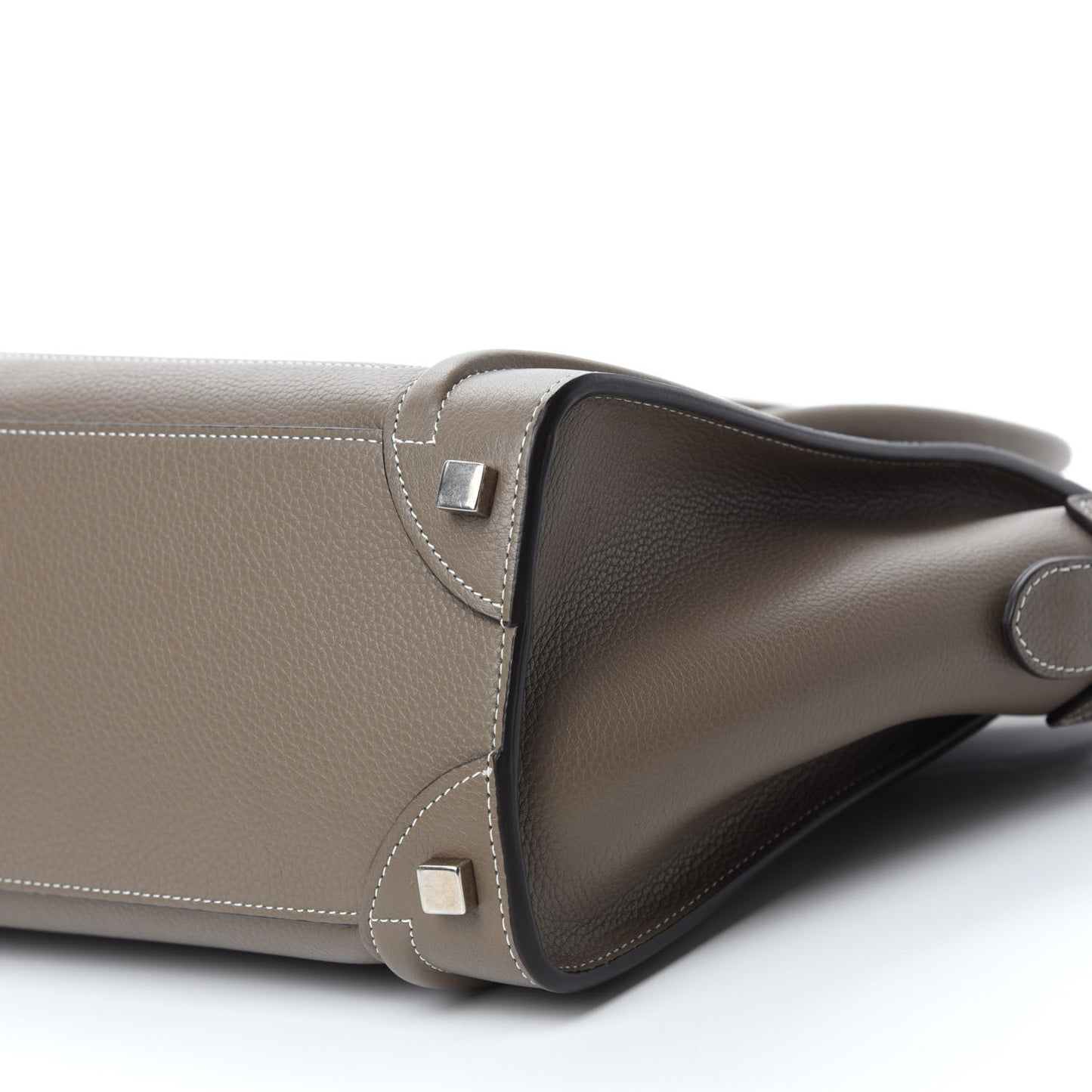 Drummed Calfskin Micro Luggage Souris