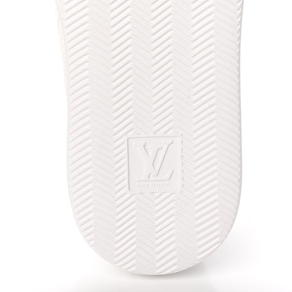 Louis Vuitton Calfskin Monogram Blaster Sneakers 9.5 White 6 of 8