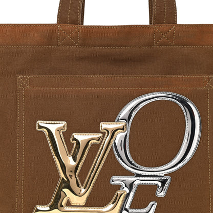 Louis Vuitton Canvas Miroir Thats Love LVOE Tote Kaki 8 of 10