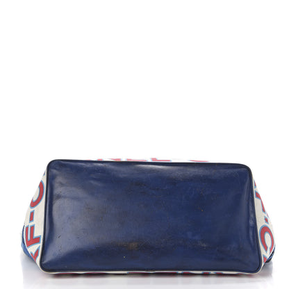 Chanel Canvas Surf Tote Red Blue 24 of 25