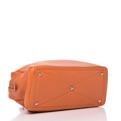 Hermes Taurillon Clemence Victoria II 35 Orange 4 of 11