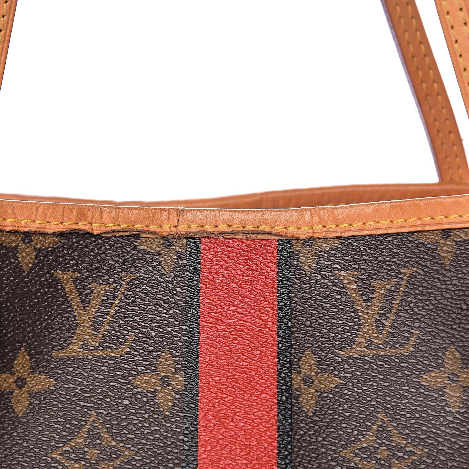 Louis Vuitton Monogram My LV Heritage Neverfull MM Rouge Black 8 of 12